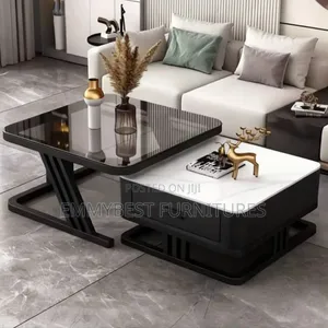 Classic Luxurious Modern Center Table Set.