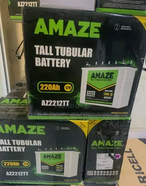 Amaze Solar Tubular Battery 220ah 12v Available