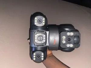 Solar-Powered Auto_tracking 4g Rotational , Camera Complete Three Lens