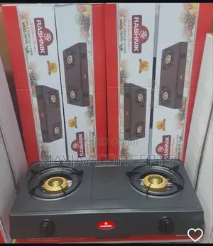 Rashnik Stainless Double Table Gas Burner
