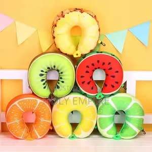 Traveling Airplane Neck Pillow, Fruit Pillows