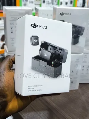 Dji Mic 3 Microphone (2 Tx + 1 Rx + Charging Case) for Phone Camera