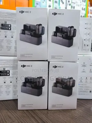 Dji Mic 2 Microphone (2 Tx +1 Rx + Charge Case) Wireless Lavalier 250m