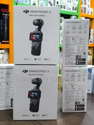 Dji Osmo Creator Combo Pocket 3 Action Camera 3-Axis Face Track,Mic