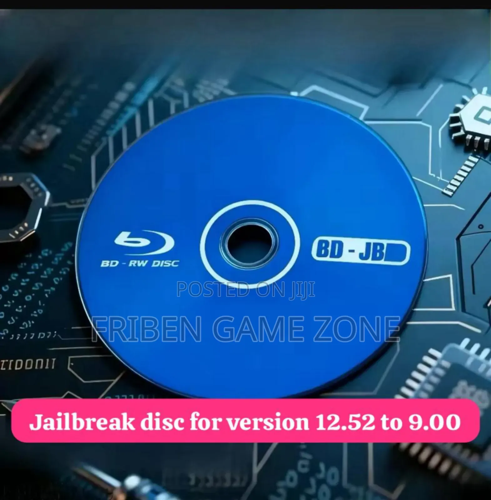 Jailbreak Disc for Ps4 Version 9.00 to 13.0