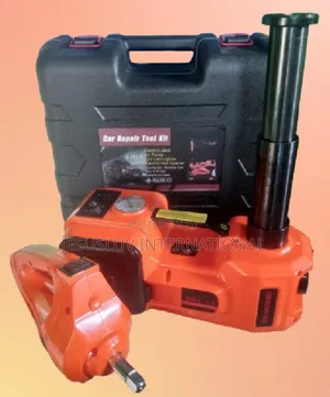 4-in-1 Electric Quick Car Jack 5 Ton, Tire Inflator Impact Wrench