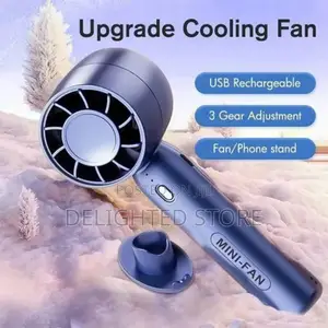 Portable Mini Handheld Usb Rechargeable 3 Speed Cooling Fan