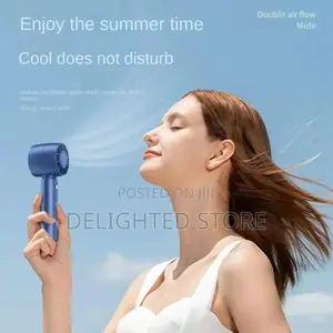 Portable Mini Handheld Usb Rechargeable 3 Speed Cooling Fan