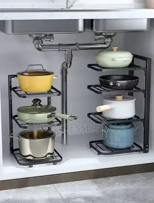 5 Tiers Pan Pot Organizer Rack