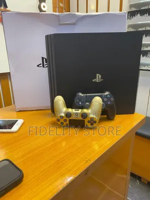 Open Box Ps4 Pro 1tb With Loaded With 15 Games and Two Controller