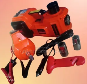 12v Upgraded Electric Car Jack Lift 5 Ton,Tire Pump Impact Wrench