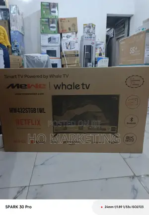 Mewe 43" Smart Android Tv Ready, Frameless Design, Built-in Woofer