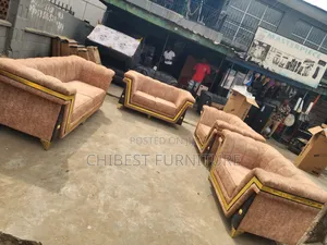 Complete Set of Padded 7 Seaters Sofa Chairs.