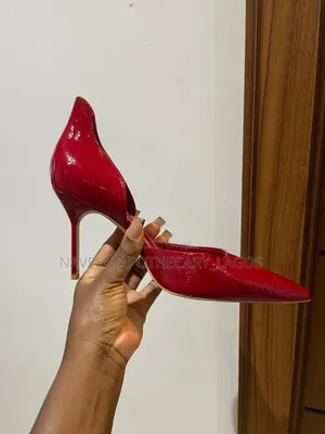 Glossy Red Stilettos Heels