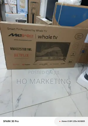 Mewe 43" Smart Frameless Led Tv - Android 9, Voice Search Enabled