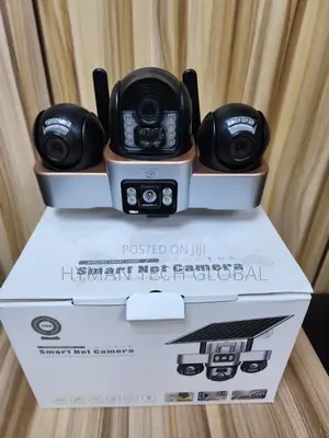 4g Solar CCTV PTZ 3 Lens Camera Able to Control 3 Lens From App