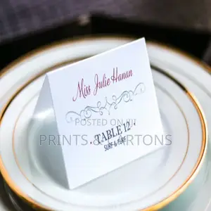 Custom Printed Event Table Tags