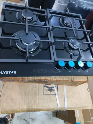 Polystar Built-in Kitchen Gas Hob 4 Burner Format