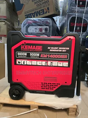 《10kva》Heavy Duty Kemage Inverter Remote Control Petrol Soundproof Gen