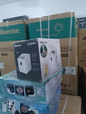 New Hisense Ice Maker Icm1263 - 12kg/24hrs, 2 Sizes Bullet Ice Cubes