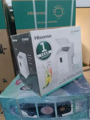 Hisense Icm1263 12kg Portable Ice Maker - Brand New, 2 Sizes Ice Cubes