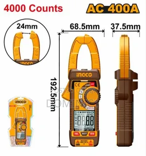 Ingco Dcm62002 Ac/Dc Digital Clamp Meter. 400ams