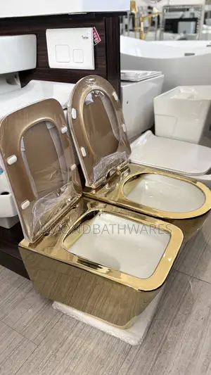 Glossy Gold Concealed Water Cistern