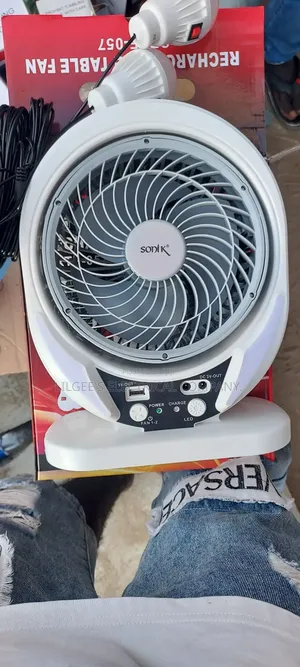 Sonik Portable Rechargeable Fan