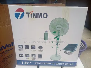 Low Noise 18 Inches Solar Rechargeable Fan