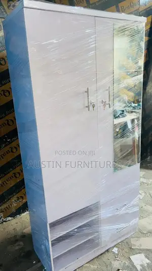 Immaculate  3 by 6 Wardrobe With Mirror