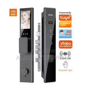 Tuya Wifi Face Recognition,Camera Video Call Smart Lock With Palmvein