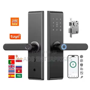 Tuya Ai Bedroom Smart Door Lock Wifi Fingerprint Keyless Entry