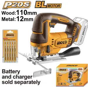 Ingco Cordless Jig Saw With 1 Battery And 1 Charger 20v