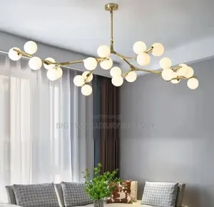 HDC 11 Head Smokey Grey Glass Chandelier.