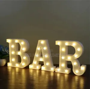 Bar - Illuminated Marquee Pub Bar Sign - Light Pre-Lit Battery Operate