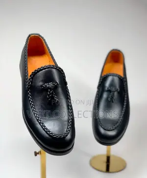 Black Leather Loafers || Corporate Shoes