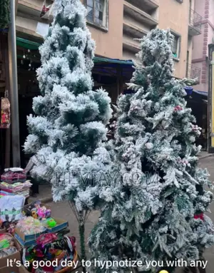 Fascinating Flock Snow Christmas Tree (Available in Different Design)