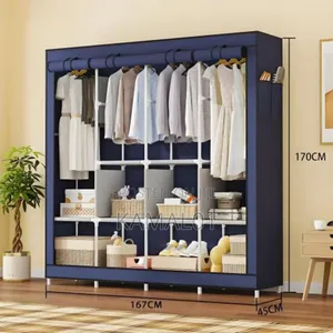 4 Partition Wardrobe Closet Clothes Organizer