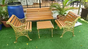 Set Of Outdoor Garden Chairs With Foreign Outdooor Umbrella