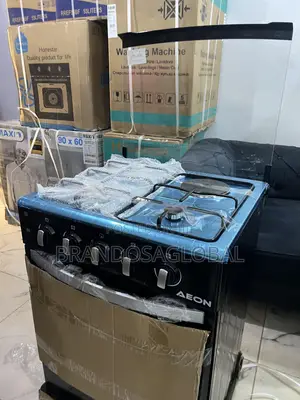 Aeon Gas and Electric Standing Cooker 60x60 Agc6031r - 3+1