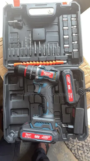 Milwaukee Cordless Drill Kit, Two Batteries
