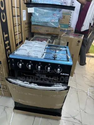 Aeon 3+1 60x60 Standing Gas Cooker With Efficient Oven Heat