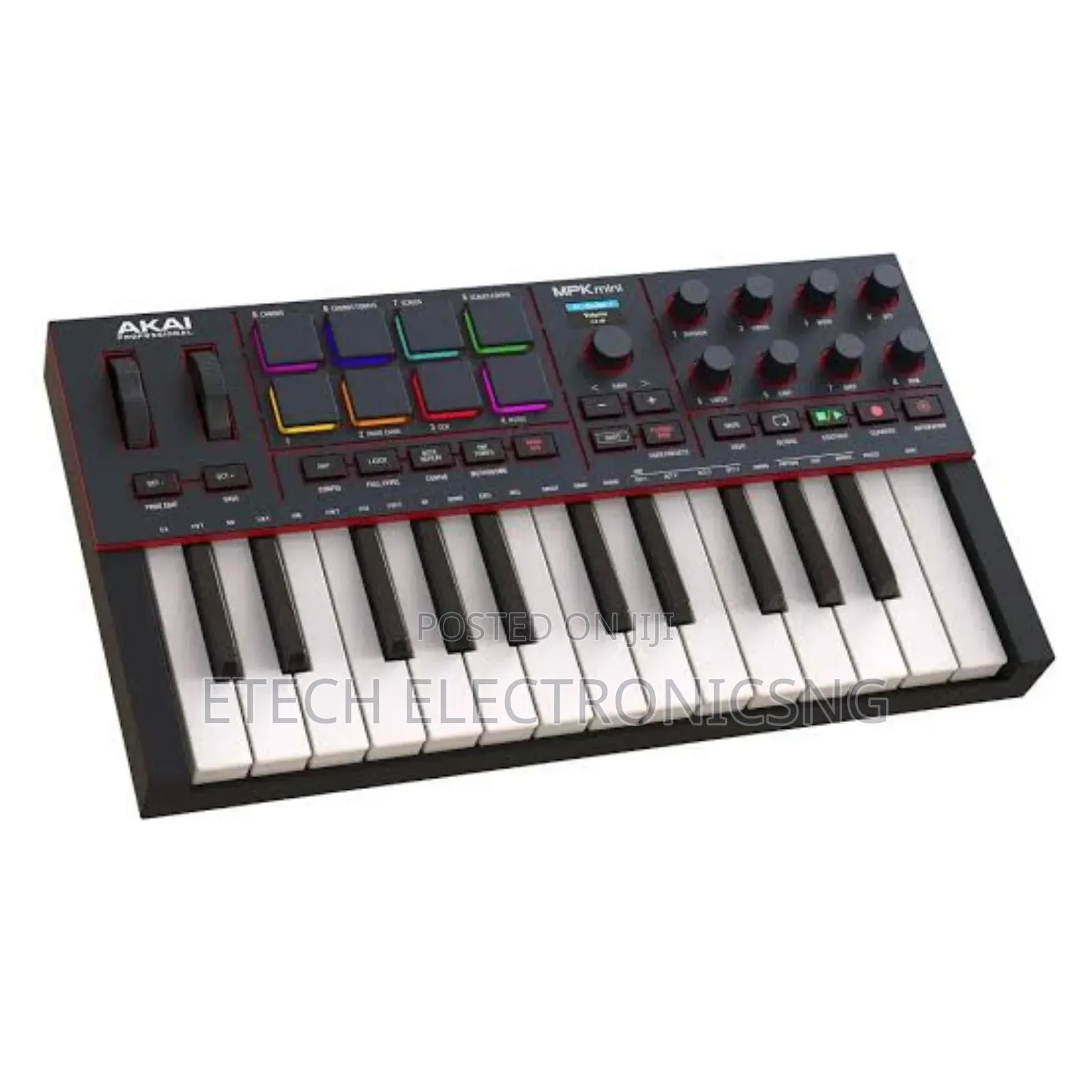 Akai Mpk Mini Iv Compact Keyboard And Pad Controller