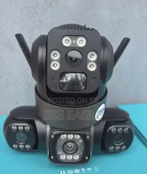 Essecloud Triple (3) Lens, 9mp 4g Sim PTZ 2way Audio, Motion