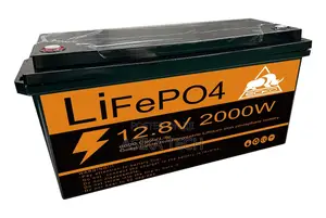 Ecko 12.8v 2000w Lifepo4 Lithium Iron Phosphate Deep Cycle Battery!