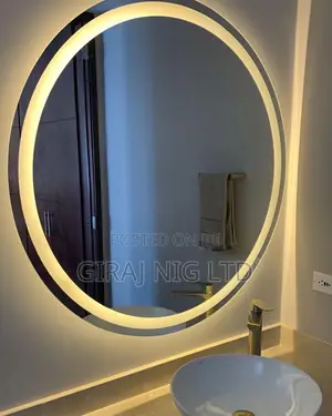 Frosted Bathroom Mirror With Led Light