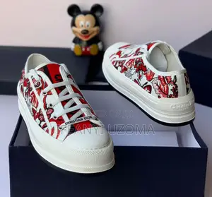 White Luxury Designer Sneakers Shoe