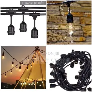 Waterproof String Light 10meter 20lampholder Completed With Bulb