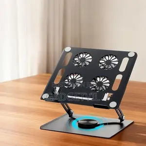 Adjustable Cooling Fan Laptop Stand