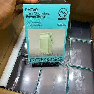 Romoss 60000mah Laptop Power Bank 100w Type C Output Charge